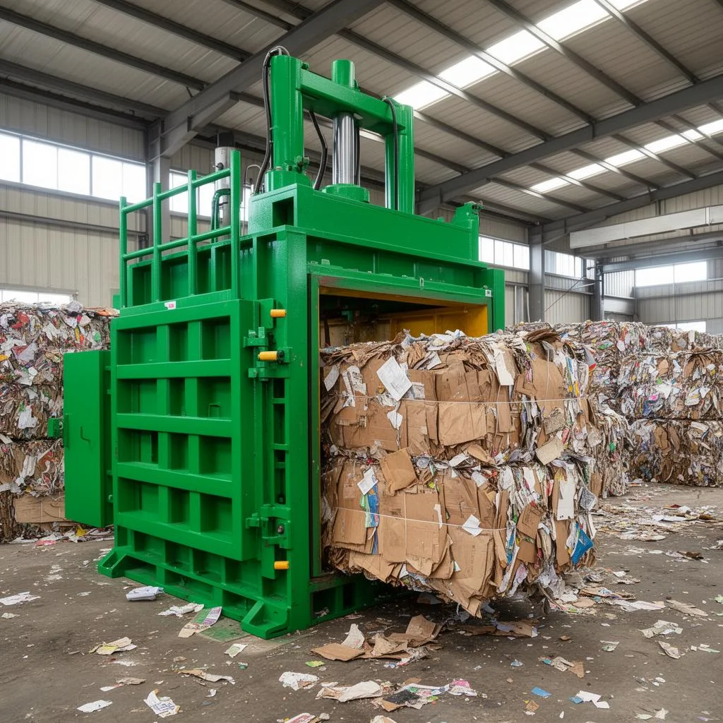 Recyklační technika a průmyslové lisy