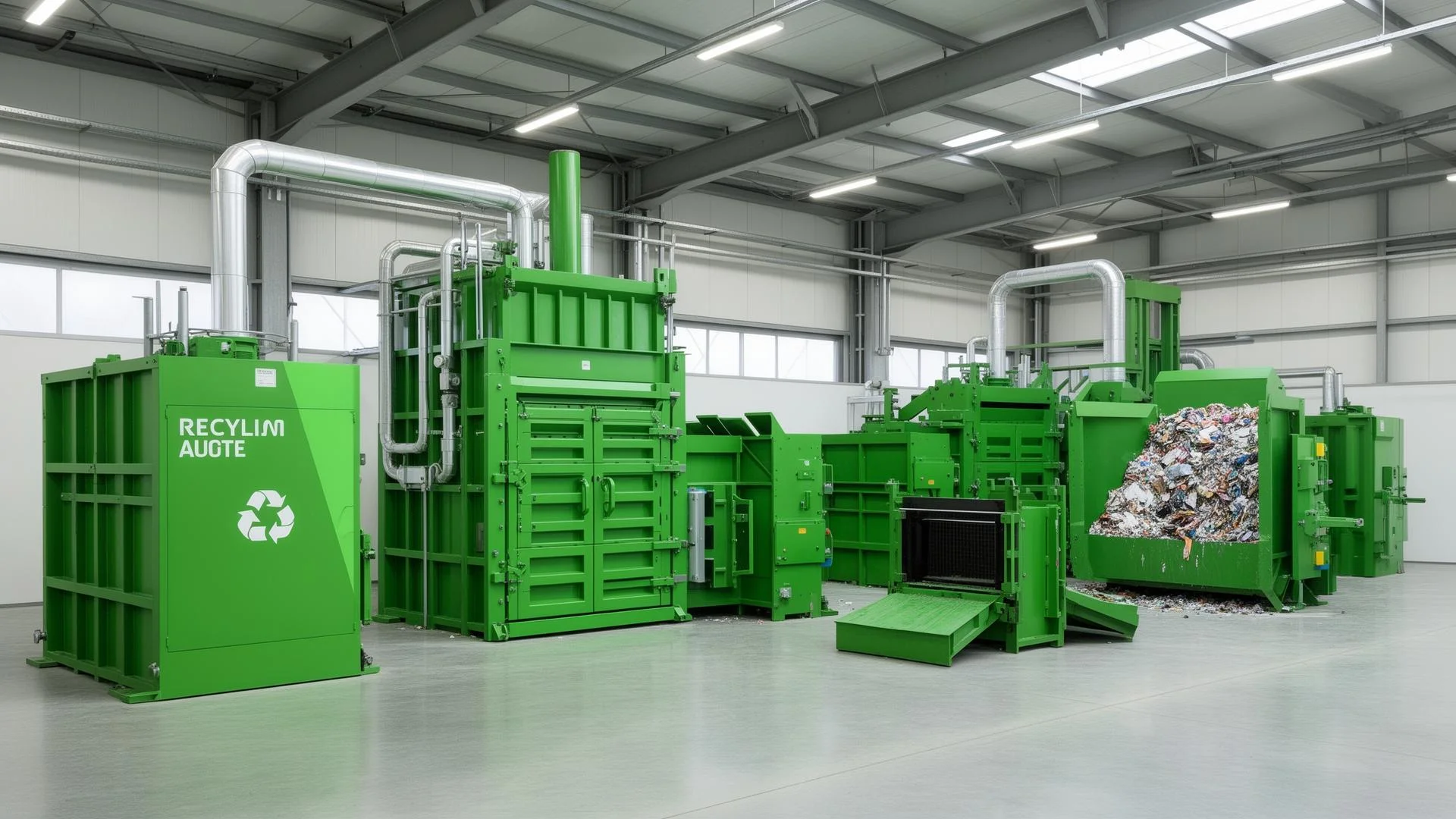 Recyklační technika EkoKompakt — lisovací zařízení